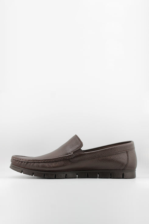 DFC Relax Men Premium Pebbled Leather Loafer Shoes